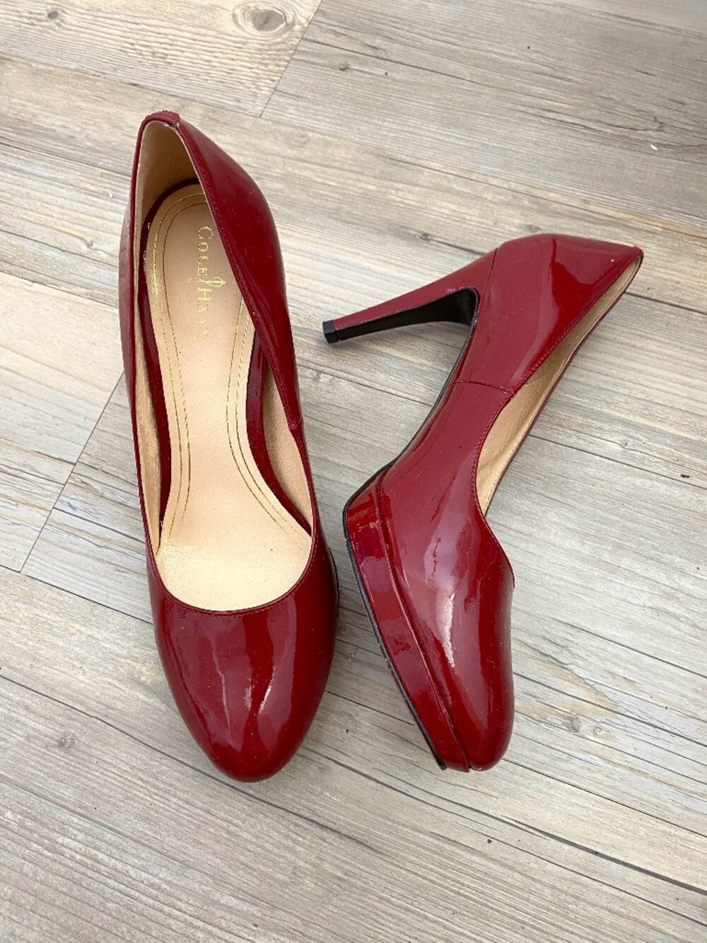 Cole Haan Nike Air Red Heels Size 9